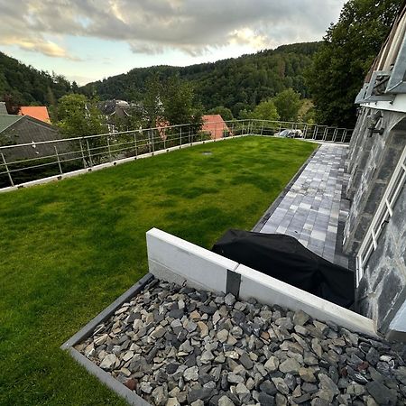 Ferienwohnung Blick Thyratal Obergeschoss Stolberg  Zewnętrze zdjęcie