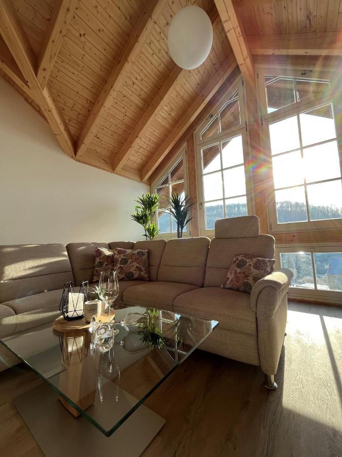 Ferienwohnung Blick Thyratal Obergeschoss Stolberg  Zewnętrze zdjęcie