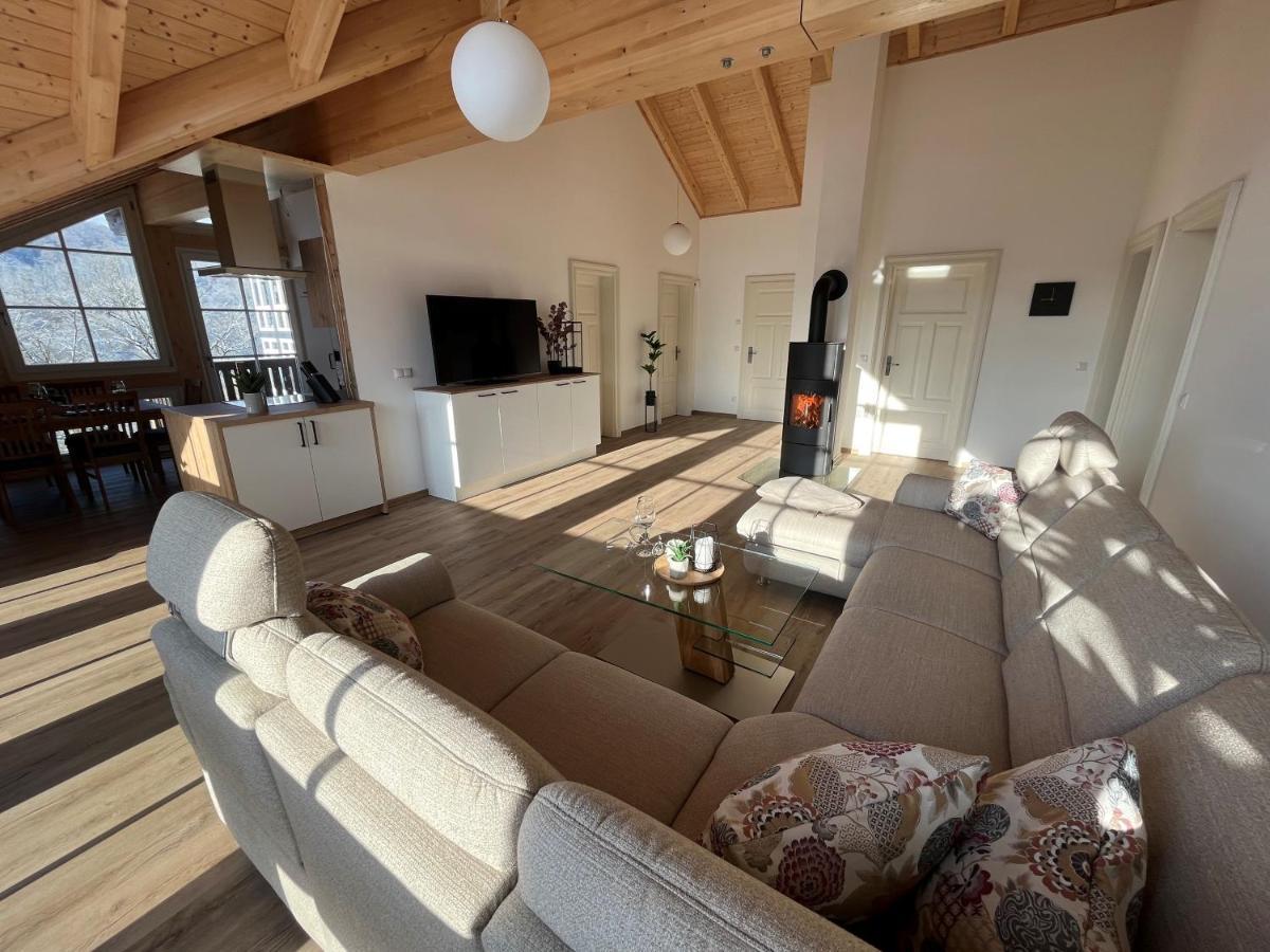 Ferienwohnung Blick Thyratal Obergeschoss Stolberg  Zewnętrze zdjęcie