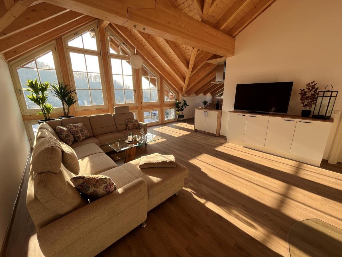 Ferienwohnung Blick Thyratal Obergeschoss Stolberg  Zewnętrze zdjęcie